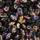 Matubo MiniDuo Beads 4x2.5mm Jet - sliperit